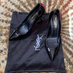 YSL Black Heels